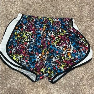 Multi-colored Nike shorts